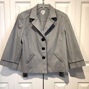 CLEO PINSTRIPED BLAZER SIZE 16